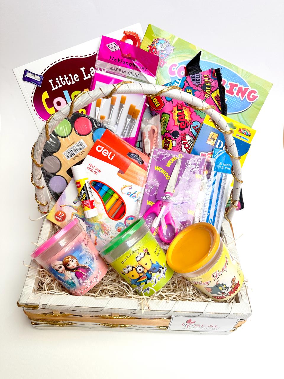 Creative Gift Basket - Real Flowers Pakistan