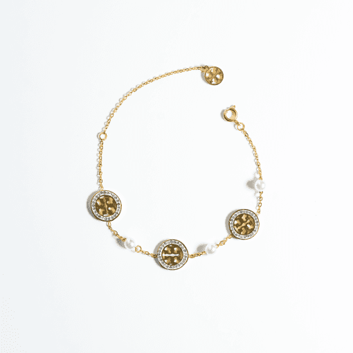 Aurielle Pearl Charm Bracelet - Real Flowers Pakistan