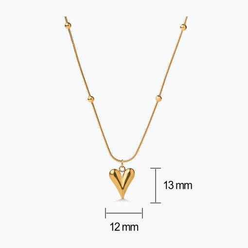 Eterna Heart Necklace - Real Flowers Pakistan