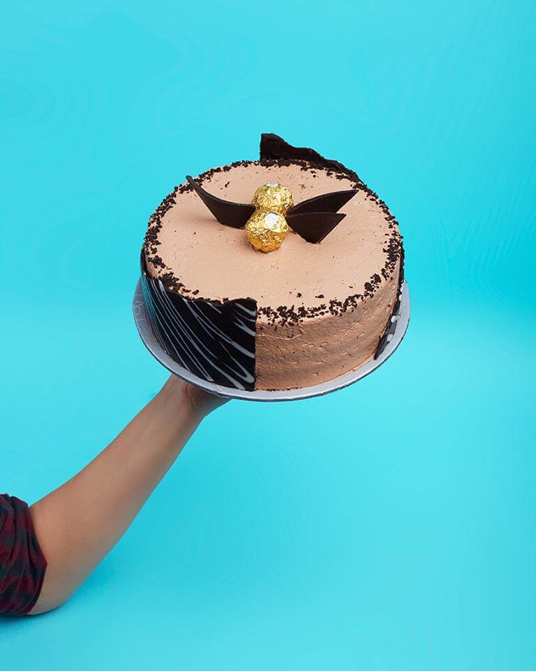 Ferrero Rocher Cake by Kitchen Cuisine - Real Flowers Pakistan