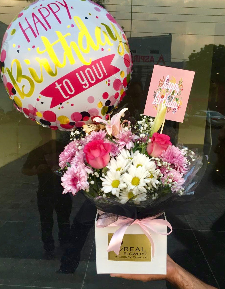 Birthday Blush - Real Flowers Pakistan
