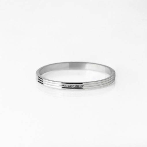 Lunaria Silver Cuff - Real Flowers Pakistan