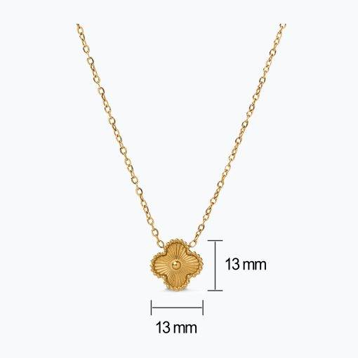 Celeste Clover Necklace - Real Flowers Pakistan