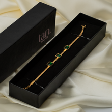 Aurelia Emerald Glow Bracelet