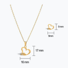 Amora Heart Pendant Set
