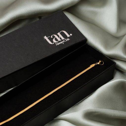 Seraphine Gold Anklet - Real Flowers Pakistan