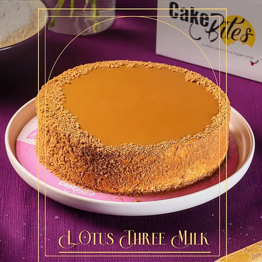 Lotus Three Milk Cake