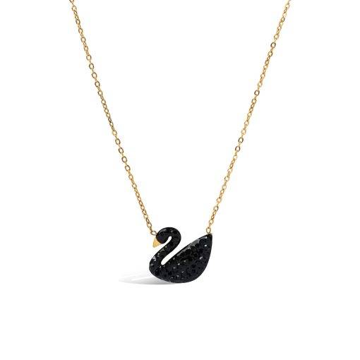 Nocturne Swan Necklace - Real Flowers Pakistan