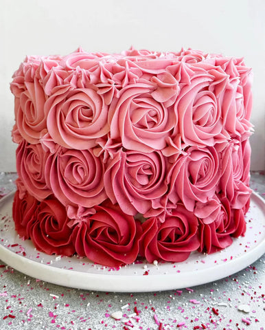 Blush Rosette Dream Cake