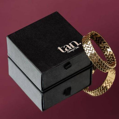 Aurion Gold Cuff - Real Flowers Pakistan