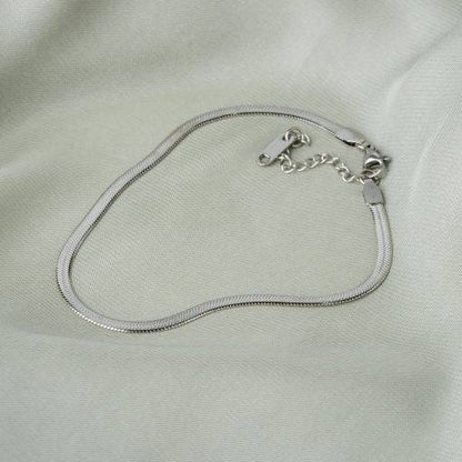 Lunelle Silver Anklet - Real Flowers Pakistan