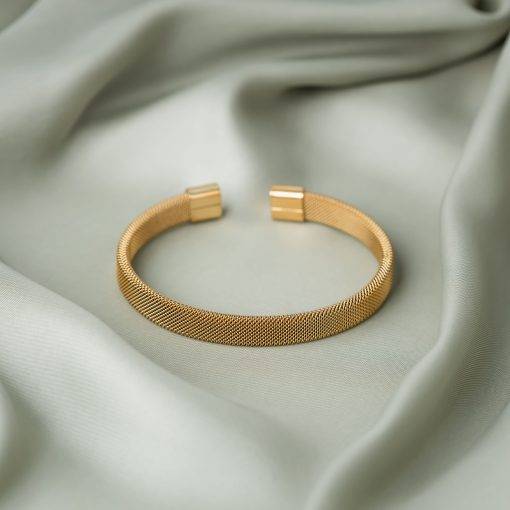 Auréole Gold Cuff - Real Flowers Pakistan