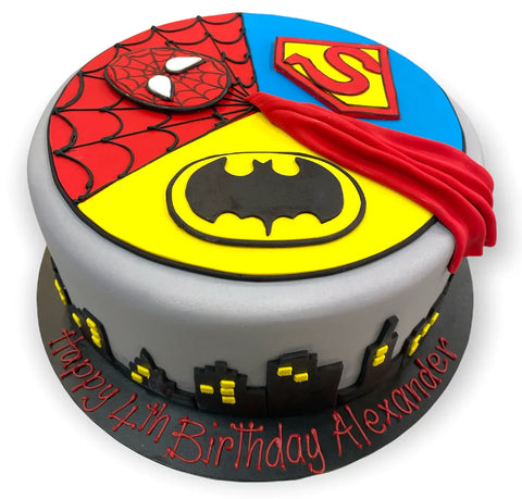 Superhero cake