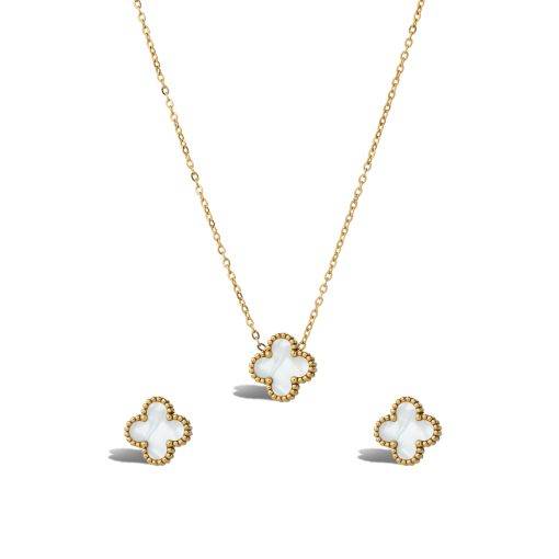 Opaline Clover Elegance Set - Real Flowers Pakistan