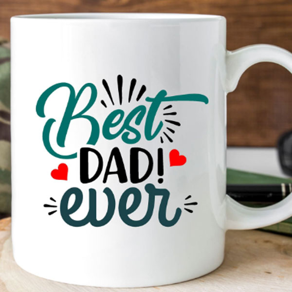 Best Dad Ever - Mug - Real Flowers Pakistan