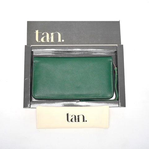Women's Zip Wallet by tan.