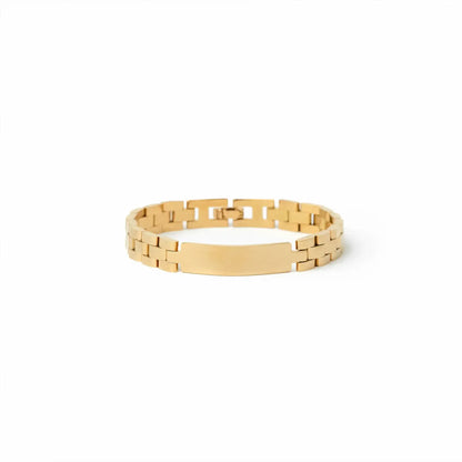Aurum Link Band - Stainless Steel Men's Bracelet
