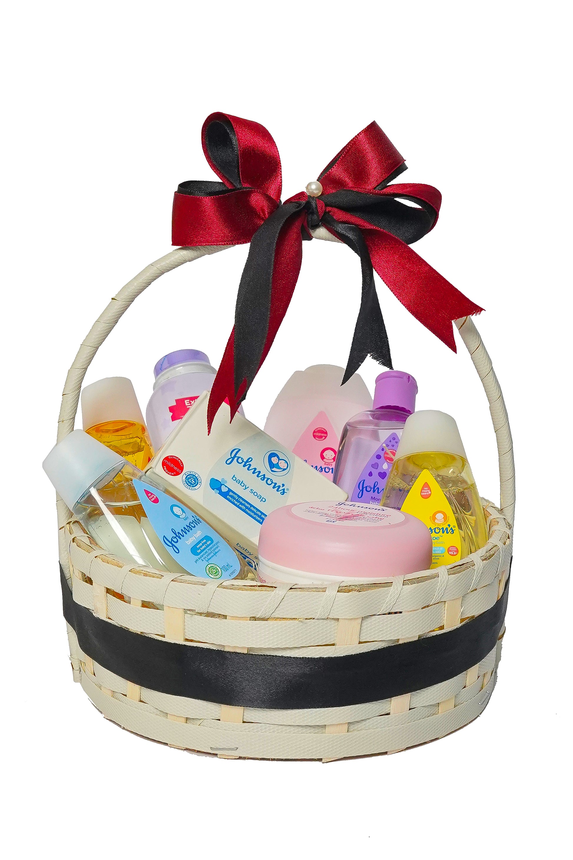 Johnsons- Newborn Baby Gift Basket - Real Flowers Pakistan