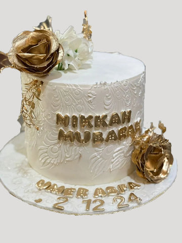 Nikkah Mubarak Cake
