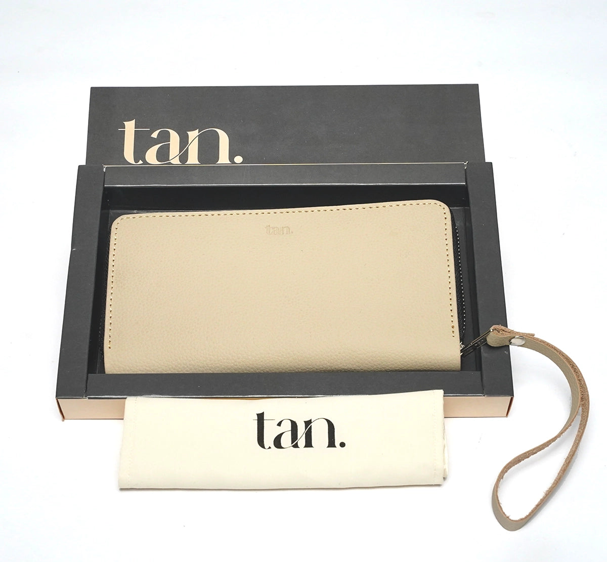 Women's Zip Wallet by tan. - Real Flowers Pakistan