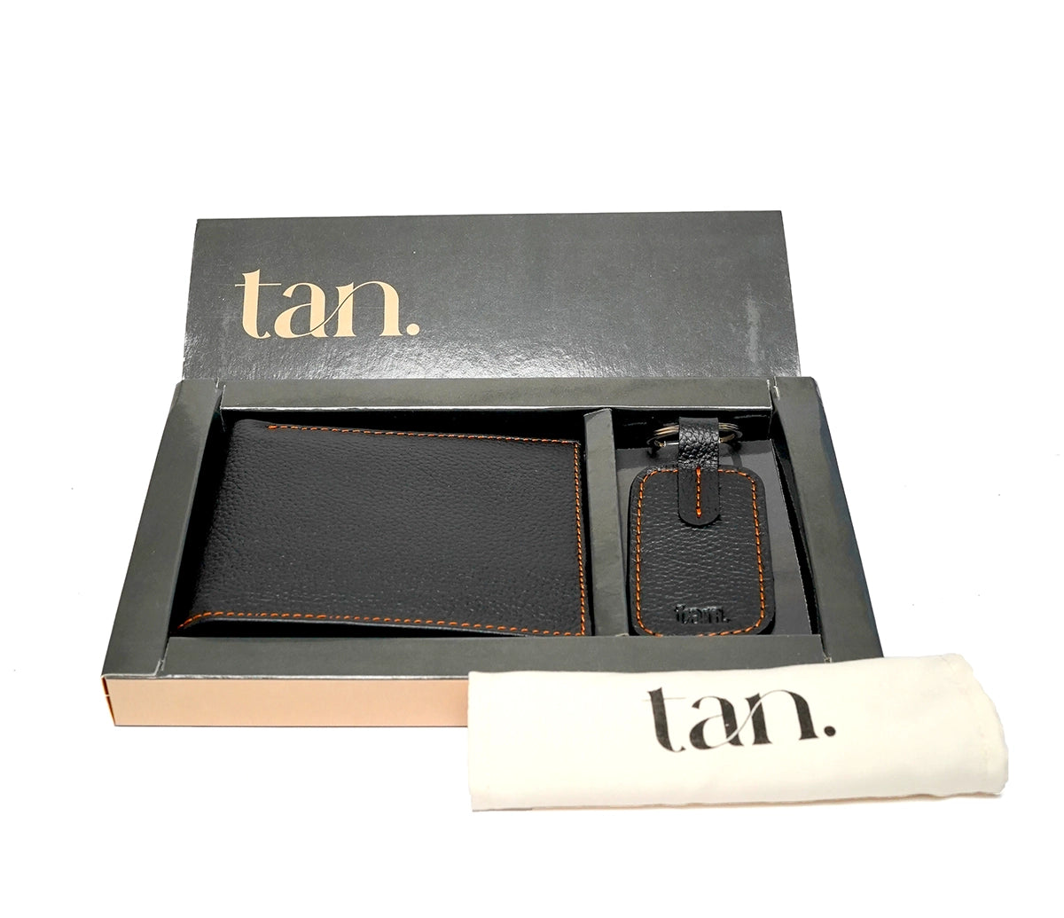 Men's Leather Wallet by tan. - Real Flowers Pakistan