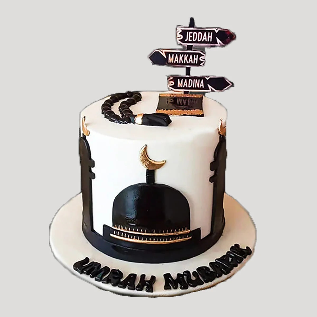 Umrah Mubarak Cake - custom cake - Real Flowers Pakistan