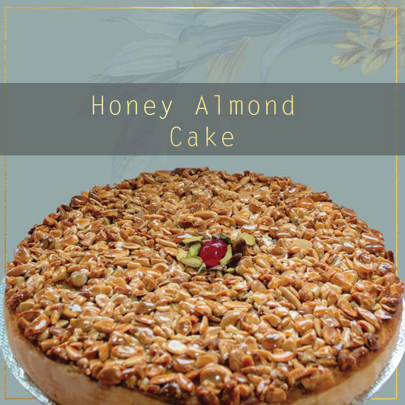 A 2lbs Honey Almond Cake by Tehzeeb - Real Flowers Pakistan