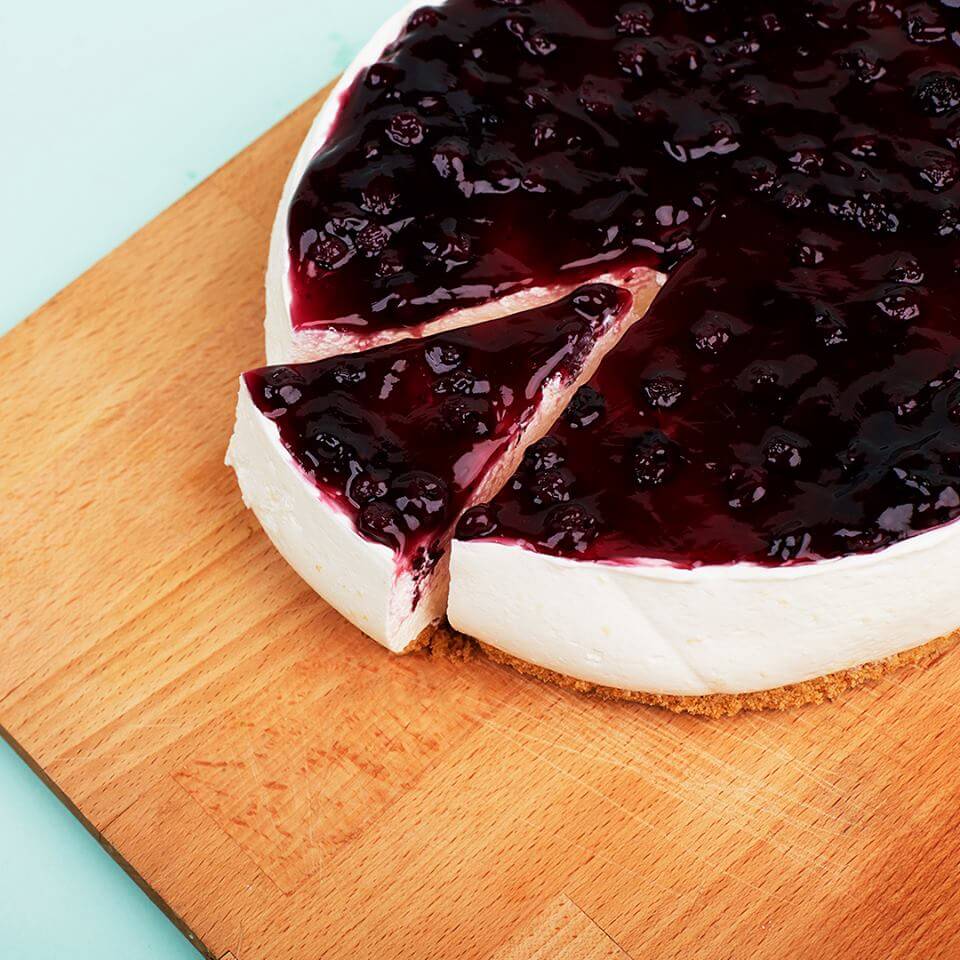 Blueberry Cream Cake by Kitchen Cuisine - Real Flowers Pakistan