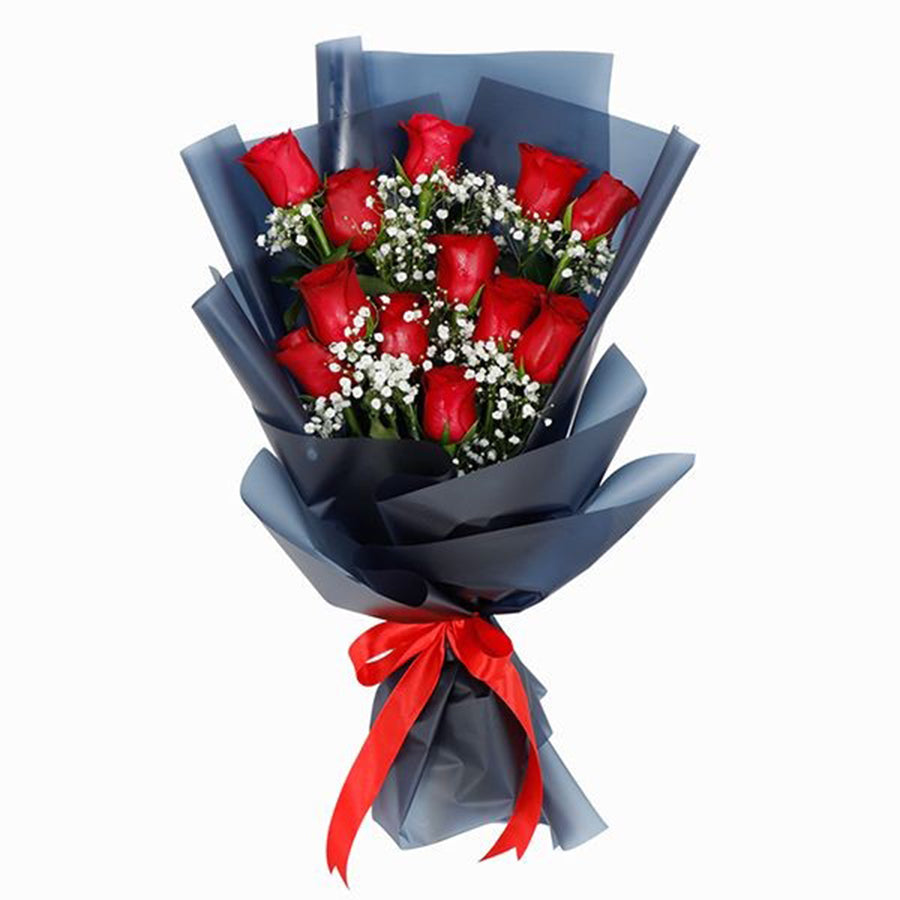 Dozen Red - Real Flowers Pakistan