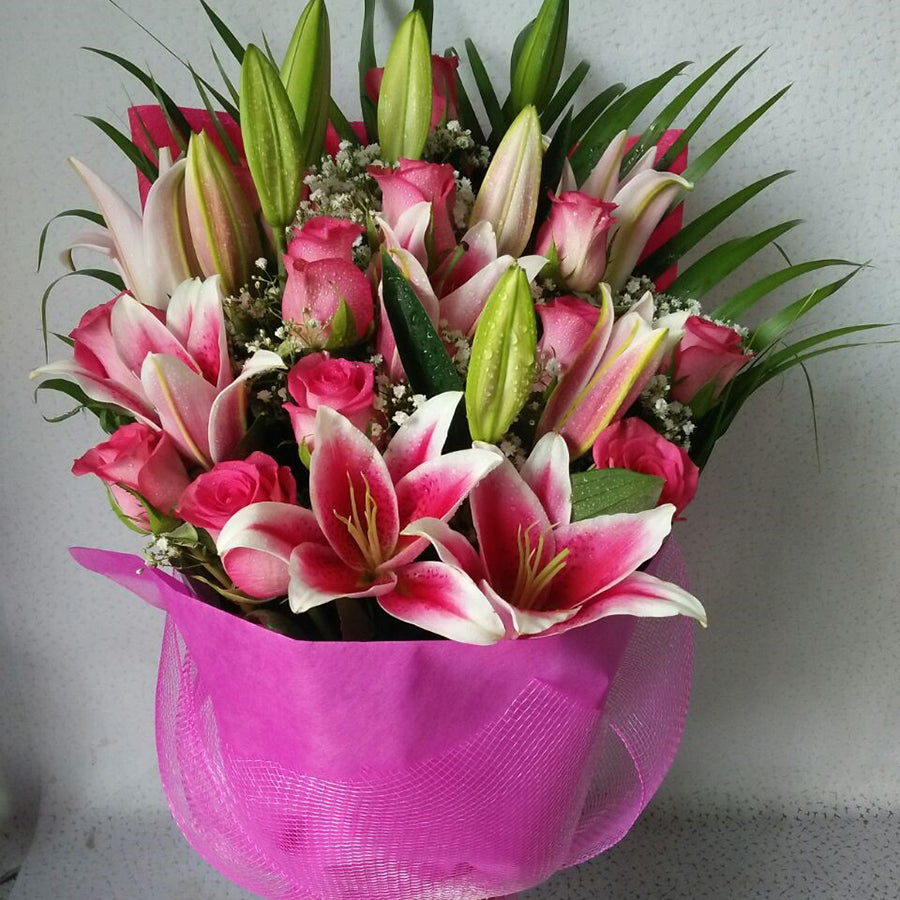 Perfect Pink - Real Flowers Pakistan