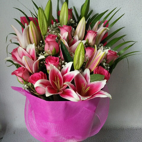 Perfect Pink - Real Flowers Pakistan