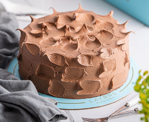 Belgian Chocolate Cake by Layers Bakeshop - Real Flowers Pakistan