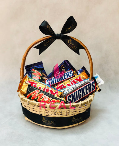 Chocolate Basket-004 - Real Flowers Pakistan