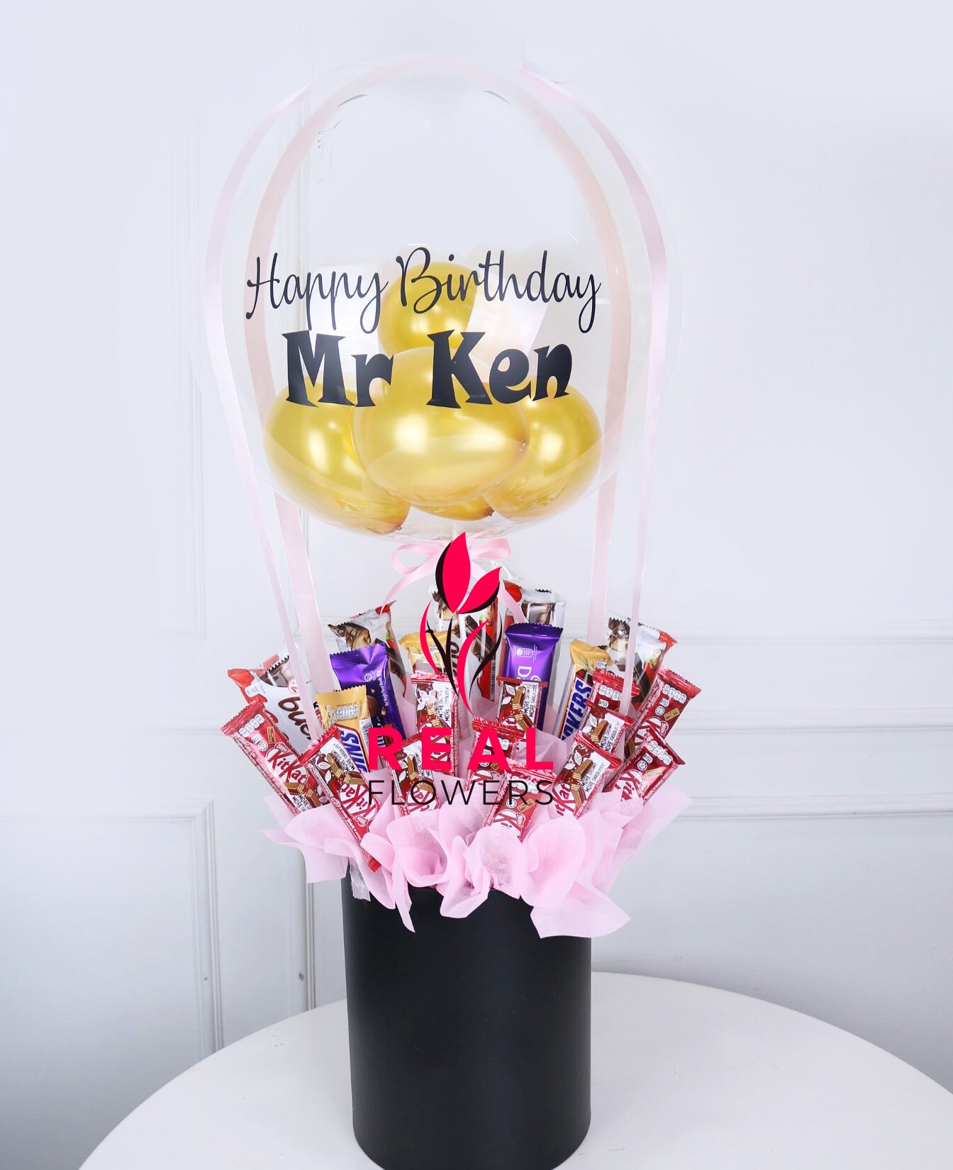 Hot Air Balloon Box of Assorted Chocolates - Real Flowers Pakistan