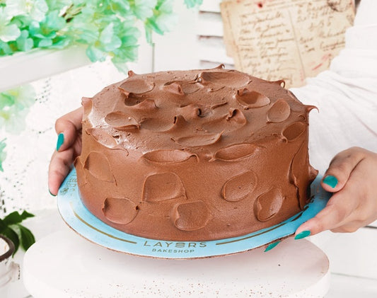 Chocolate Malt Cake by Layers Bakeshop - Real Flowers Pakistan
