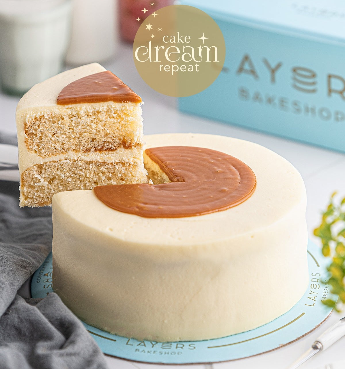 2 lbs Salted Caramel Cake by Layers Bakeshop - Real Flowers Pakistan
